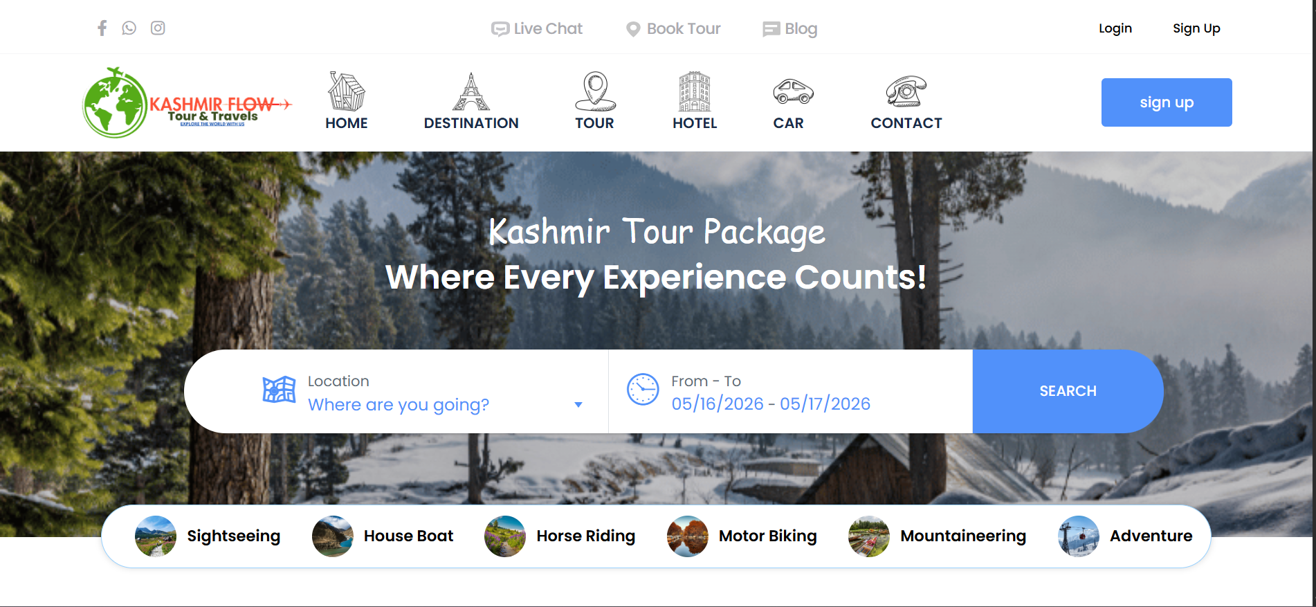 Kashmir flow